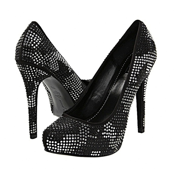 Report Signature Black Crystal Camo Parker 2 Heels